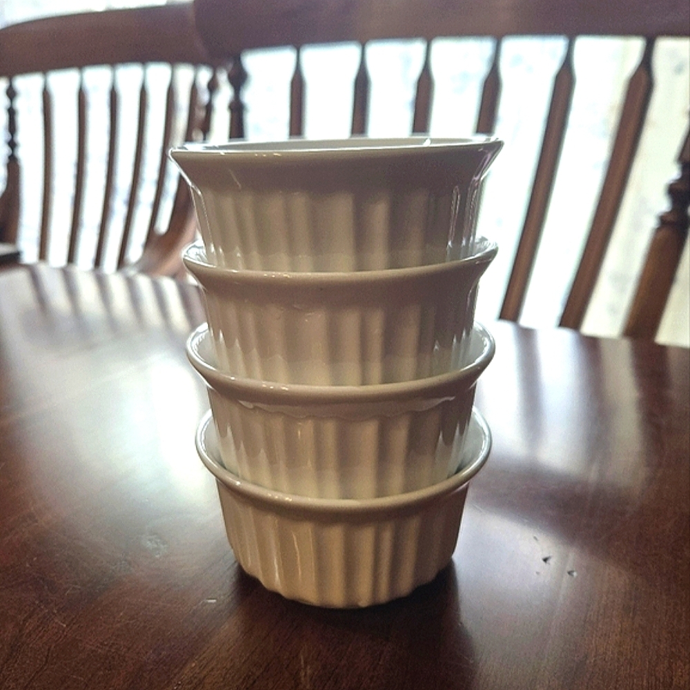 Corningware White 7 Oz Ramekins Set Of 4